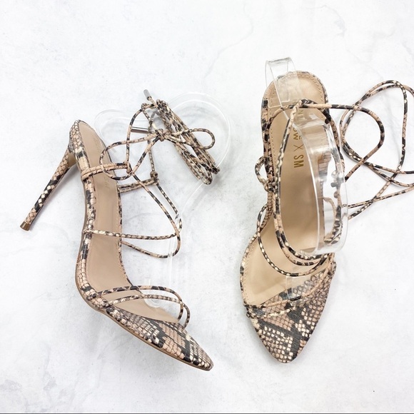 [Steve Madden] Badgirl Ankle Wrap Stiletto Sandal - Picture 5 of 10